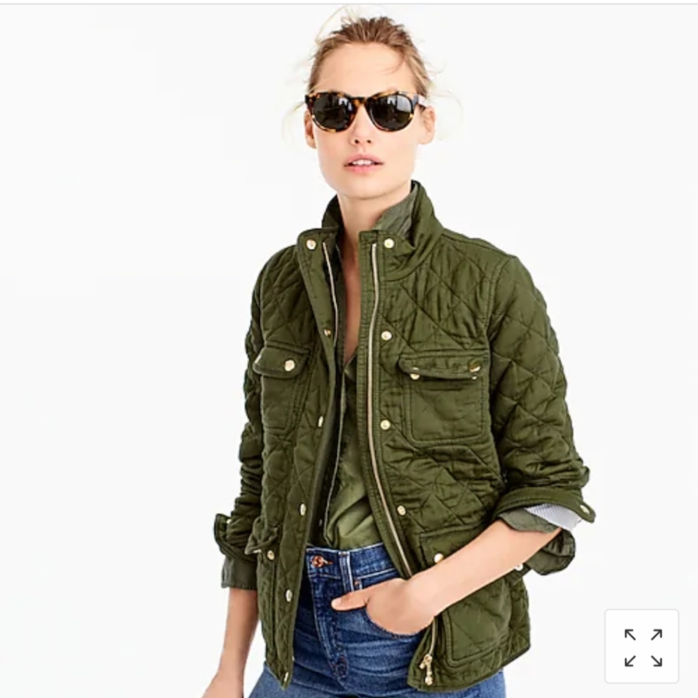 J.Crew Quilted Downtown Field Jacket